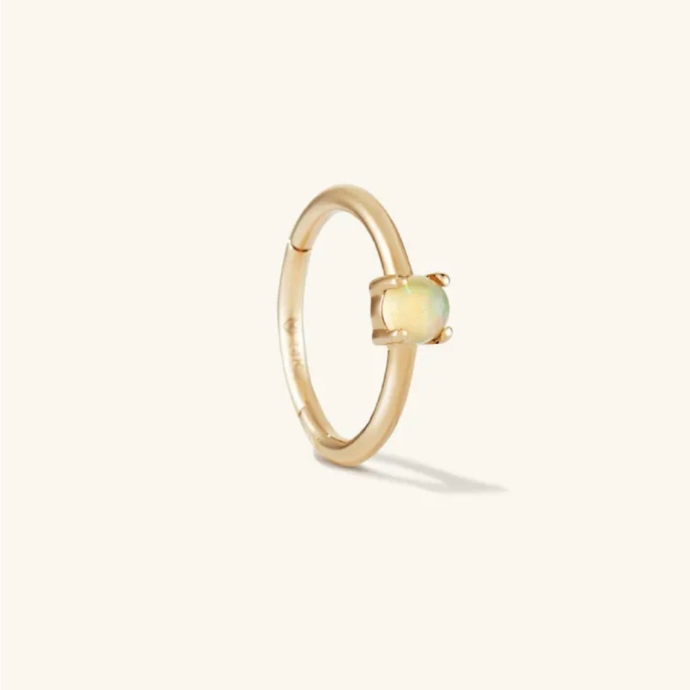 Mejuri Cartilage Opal Hoop (Tried on once and cleaned - like new condition!)
